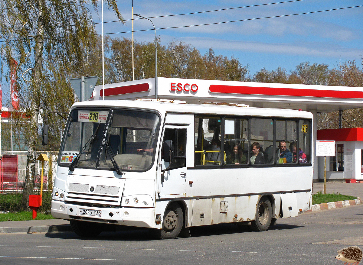 Нижегородская область, ПАЗ-320402-05 № К 208 ОТ 152