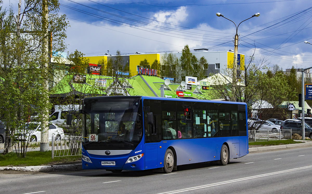 Ханты-Мансийский АО, Yutong ZK6118HGA № В 209 КВ 186