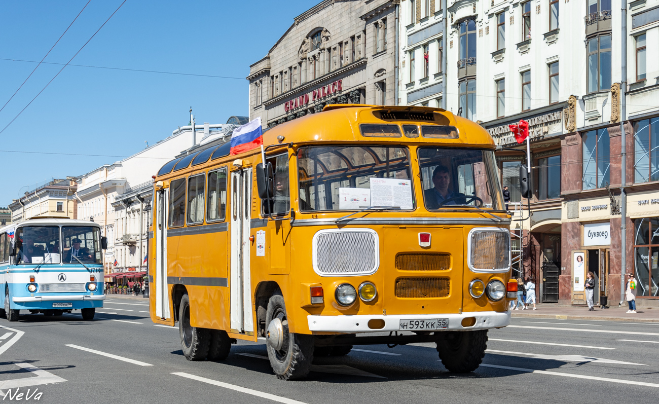 Санкт-Петербург, ПАЗ-672М № Н 593 КК 55; Санкт-Петербург — III Международный транспортный фестиваль "SPbTransportFest-2022"