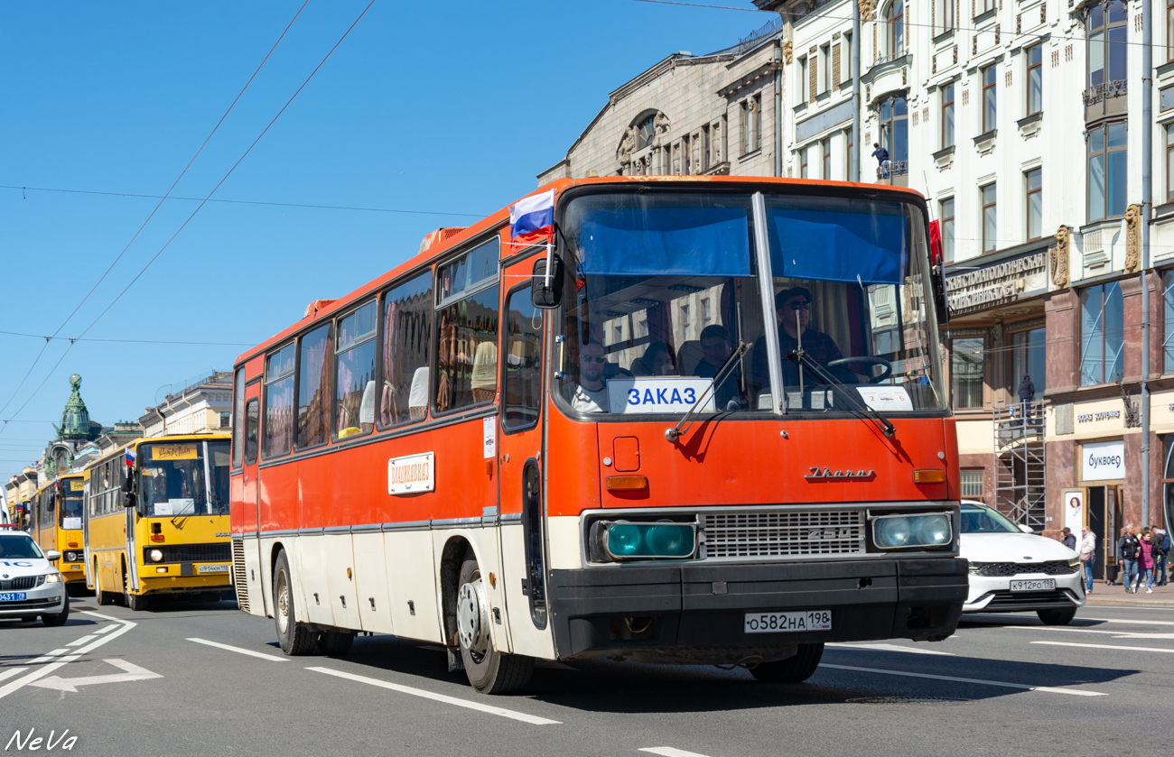 Санкт-Петербург, Ikarus 250.59 № О 582 НА 198; Санкт-Петербург — III Международный транспортный фестиваль "SPbTransportFest-2022"