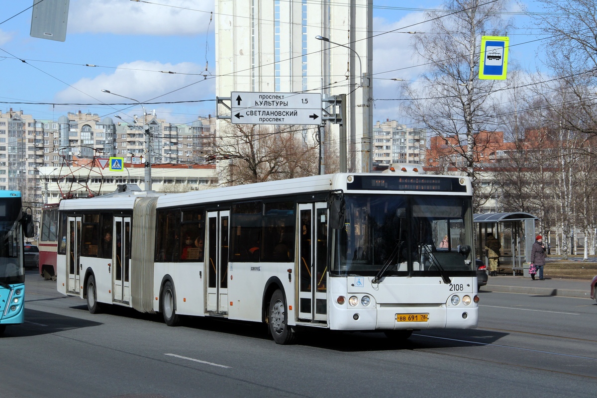 Санкт-Петербург, ЛиАЗ-6213.20 № 2108