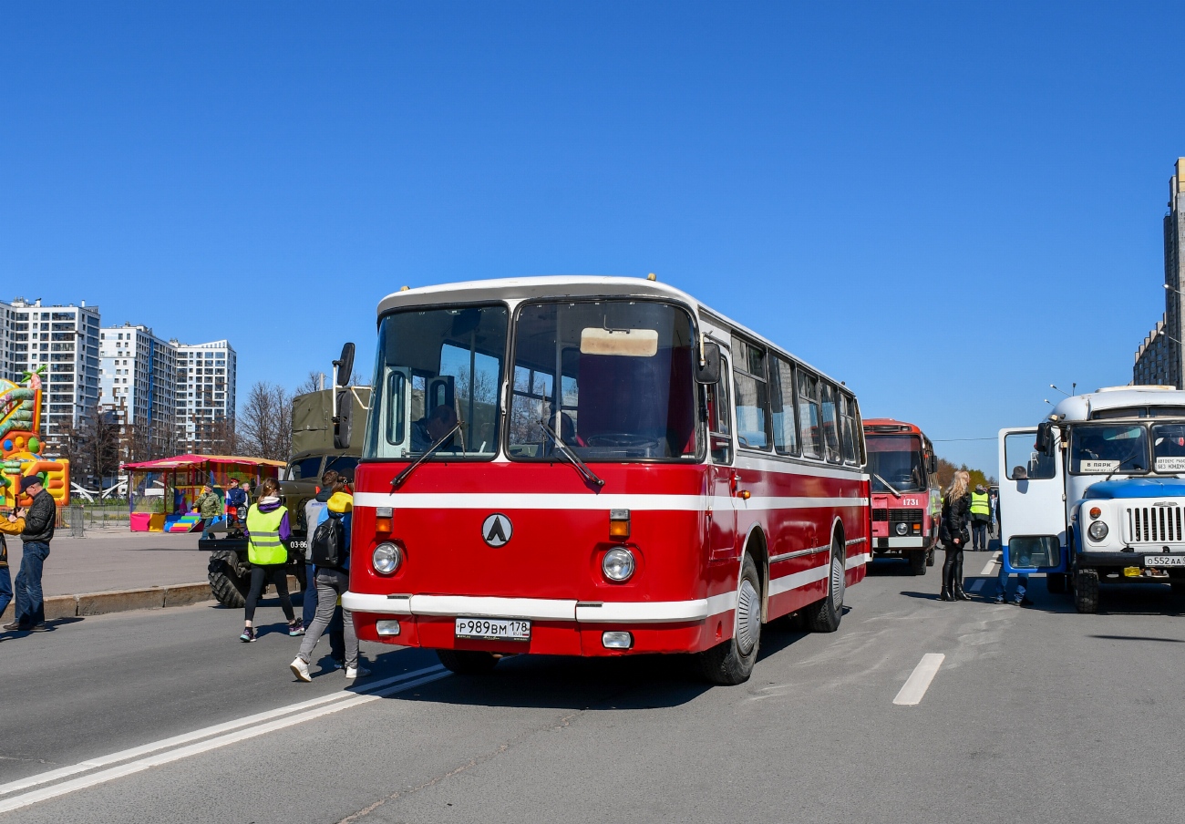 Санкт-Петербург, ЛАЗ-695Н № Р 989 ВМ 178; Санкт-Петербург — III Международный транспортный фестиваль "SPbTransportFest-2022"