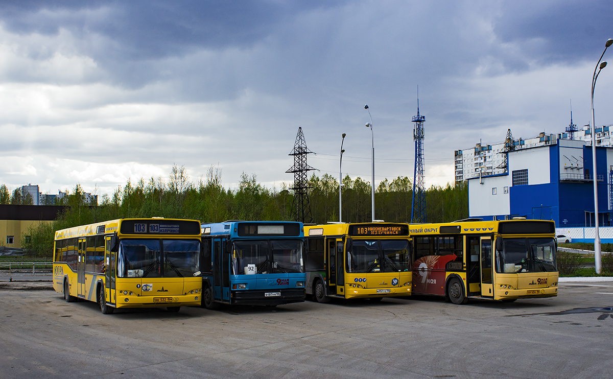 Ханты-Мансийский АО, МАЗ-103.562 № 0748; Ханты-Мансийский АО — Автобусные вокзалы, станции и конечные остановки