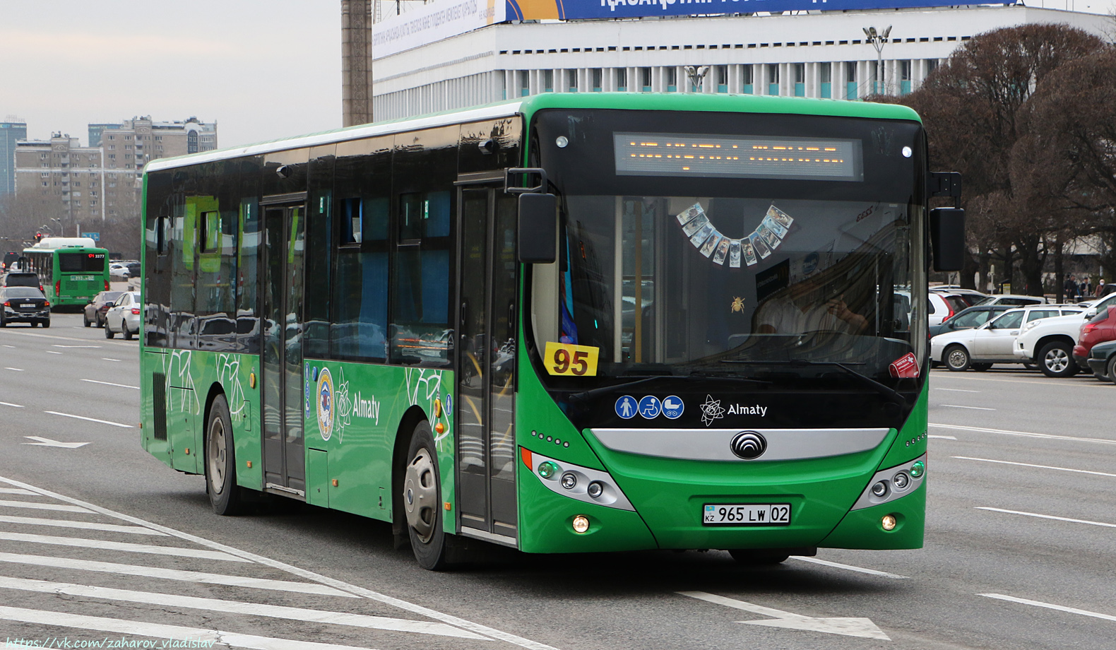 Алматы, Yutong ZK6118HGA (СарыаркаАвтоПром) № 965 LW 02