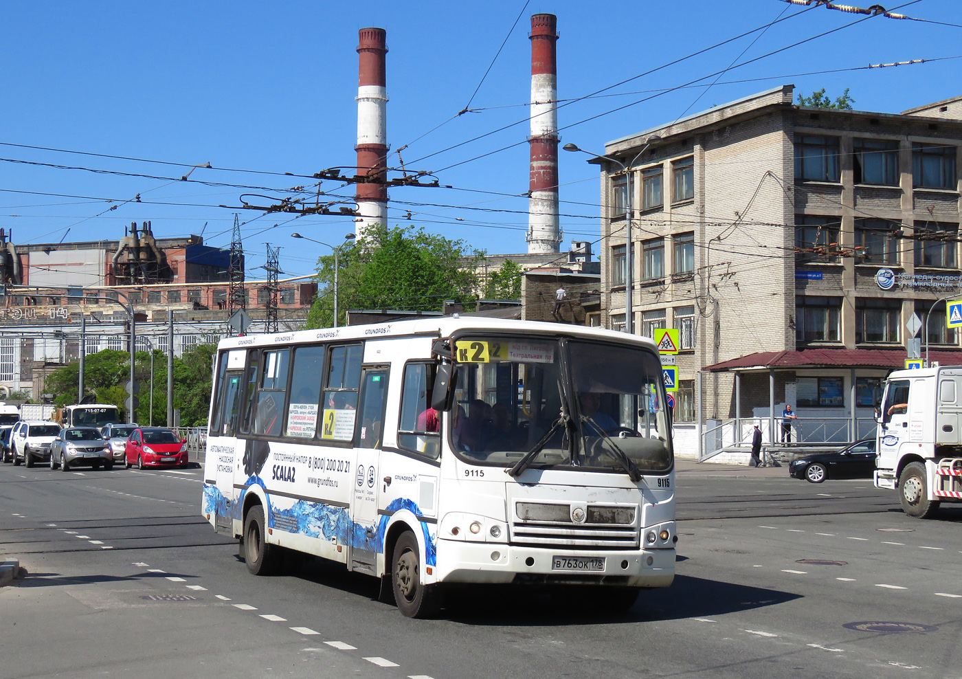 Санкт-Петербург, ПАЗ-320412-05 № 9115