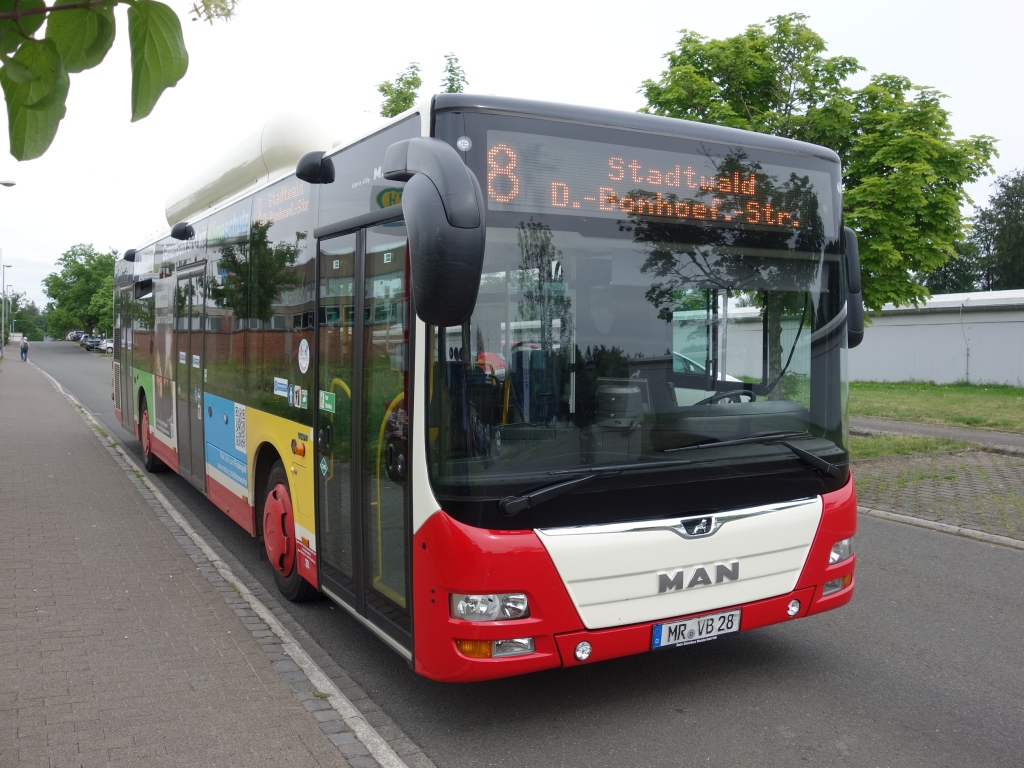 Гессен, MAN A21 Lion's City NL313 CNG № 28