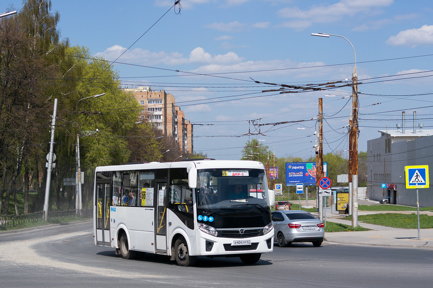 Ryazan region, PAZ-320435-04 "Vector Next" № Х 404 ТР 62