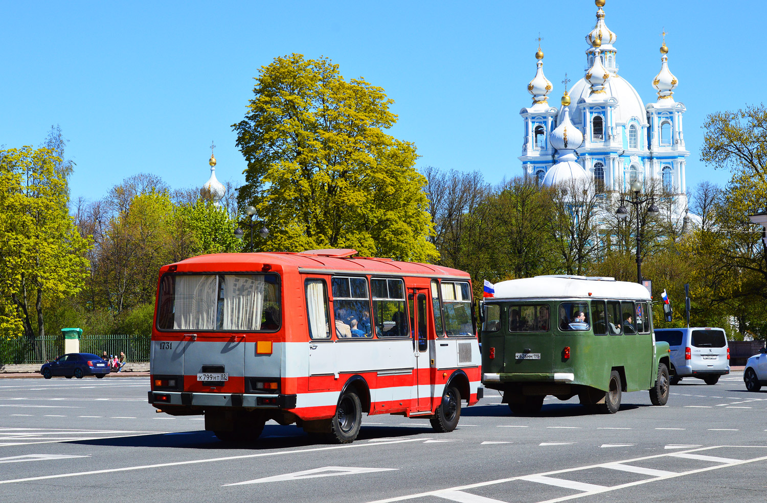 Санкт-Петербург, ПАЗ-3205 (00) № 1731; Санкт-Петербург — III Международный транспортный фестиваль "SPbTransportFest-2022"