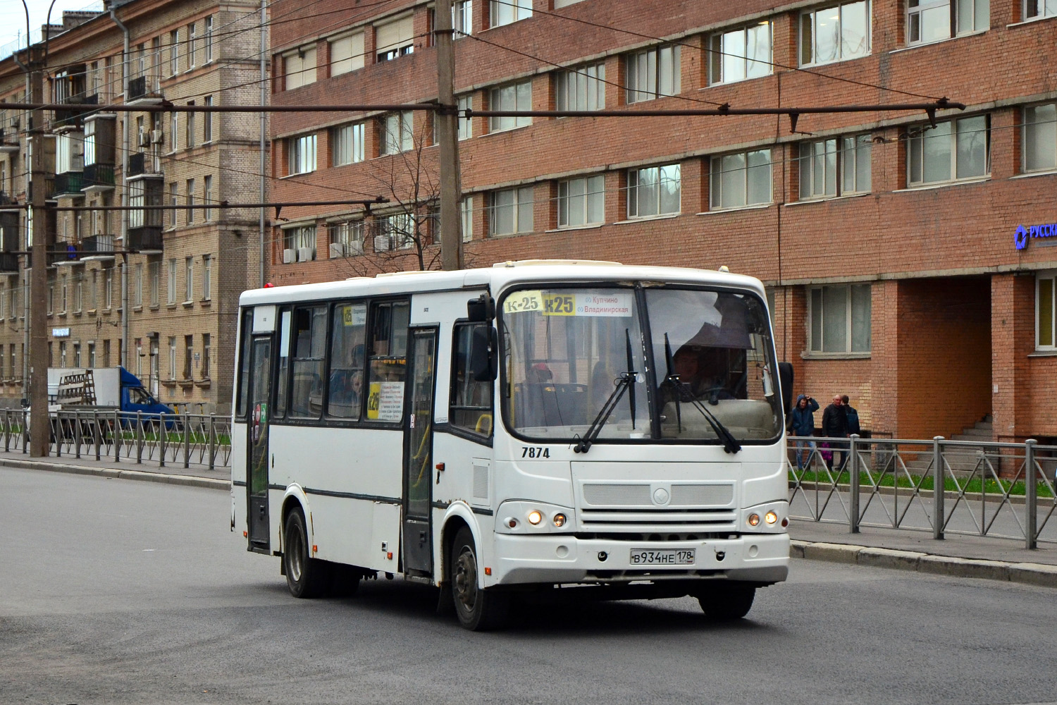 Санкт-Петербург, ПАЗ-320412-05 № 7874