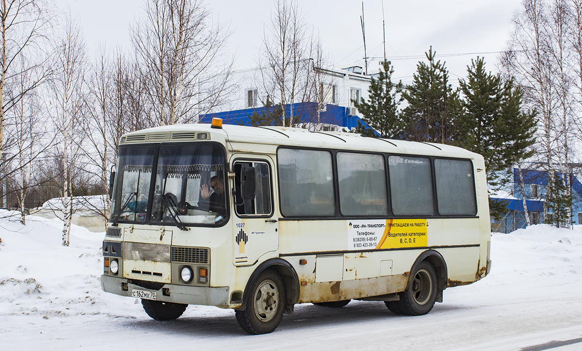 Томская область, ПАЗ-32053-60 № 1027