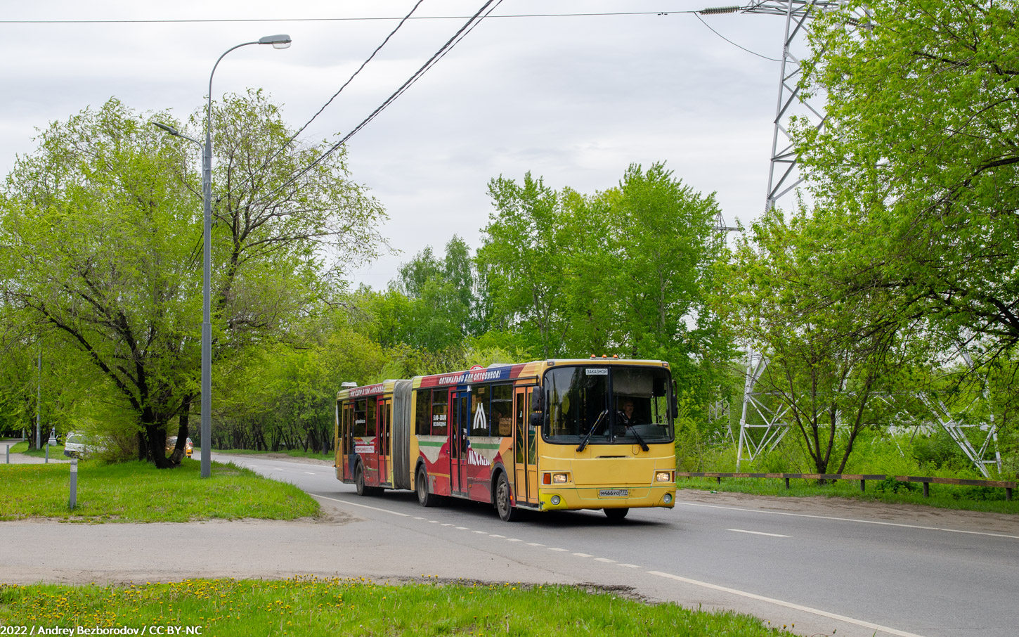 Москва, ЛиАЗ-6212.00 № М 466 УО 777