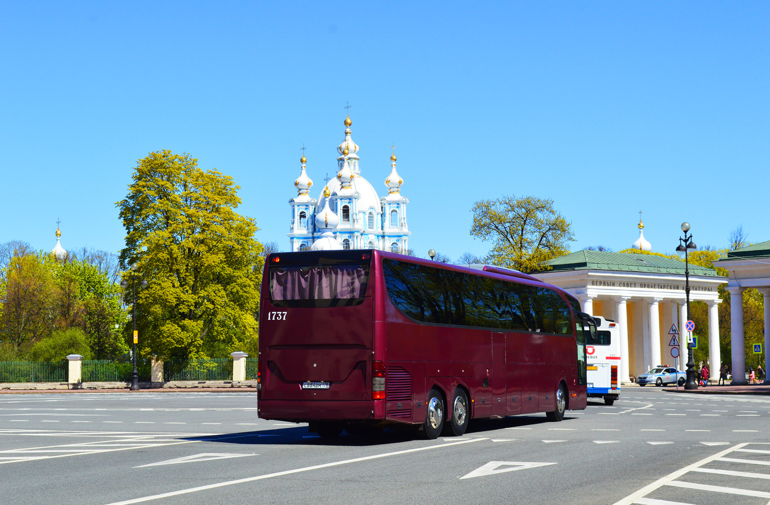 Sanktpēterburga, Mercedes-Benz O580-17RHD Travego L № 1737; Sanktpēterburga — III International Transport Festival "SPbTransportFest-2022"