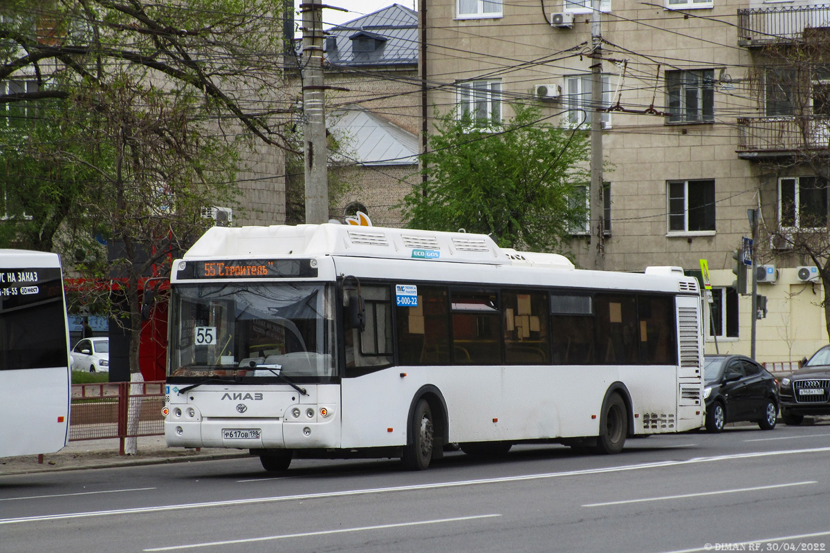 Волгоградская область, ЛиАЗ-5292.67 (CNG) № 4166