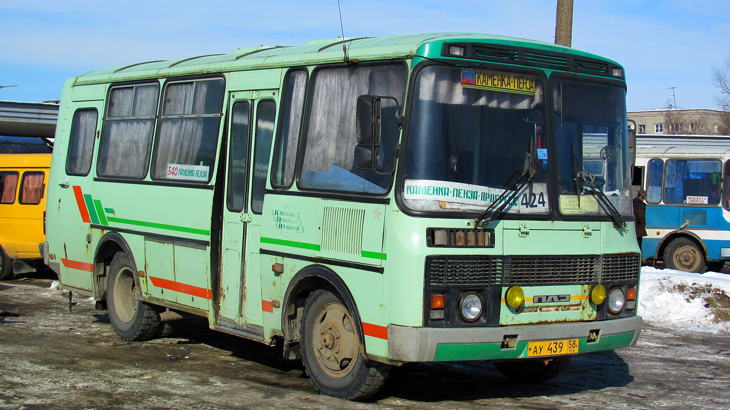 Пензенская область, ПАЗ-32053 № АУ 439 58