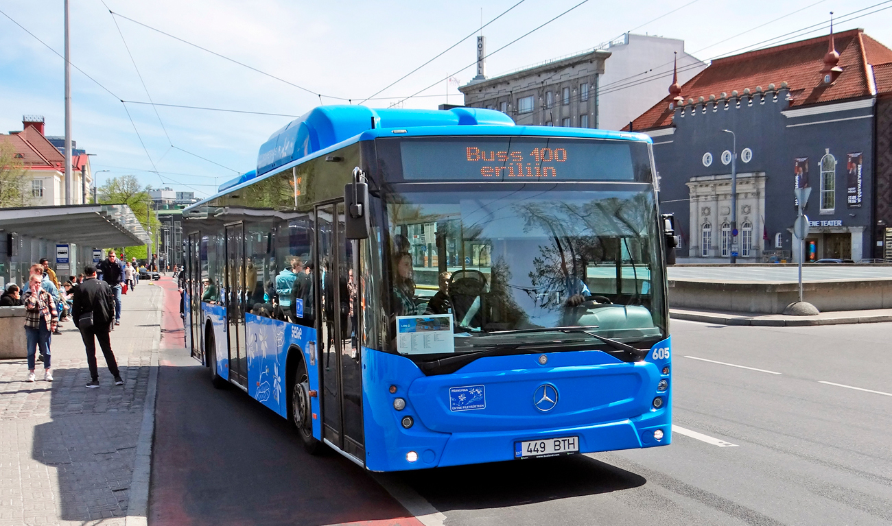 Эстония, Mercedes-Benz Conecto III NGT № 605; Эстония — 100. aastapäev Tallinna bussiliikluses