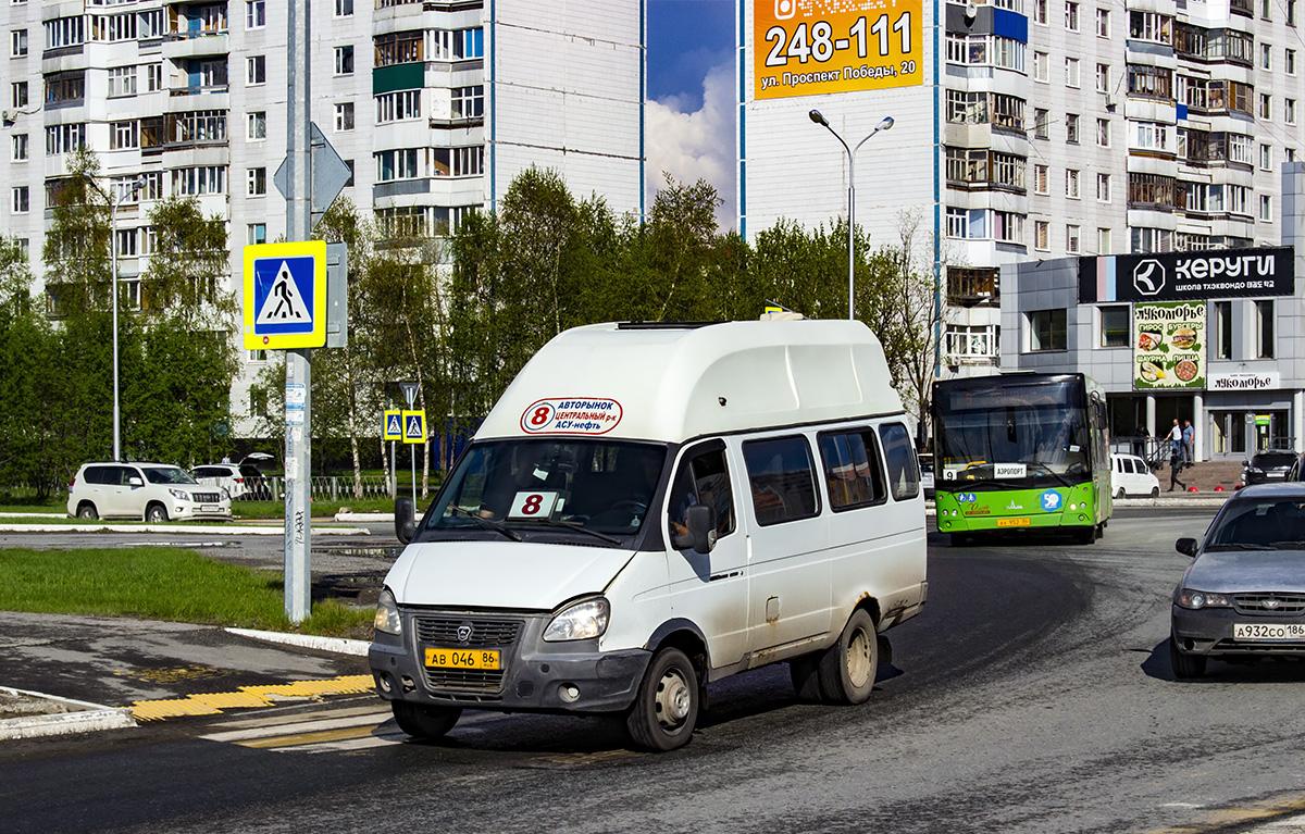 Khanty-Mansi AO, Luidor-225000 (GAZ-3221) № АВ 046 86