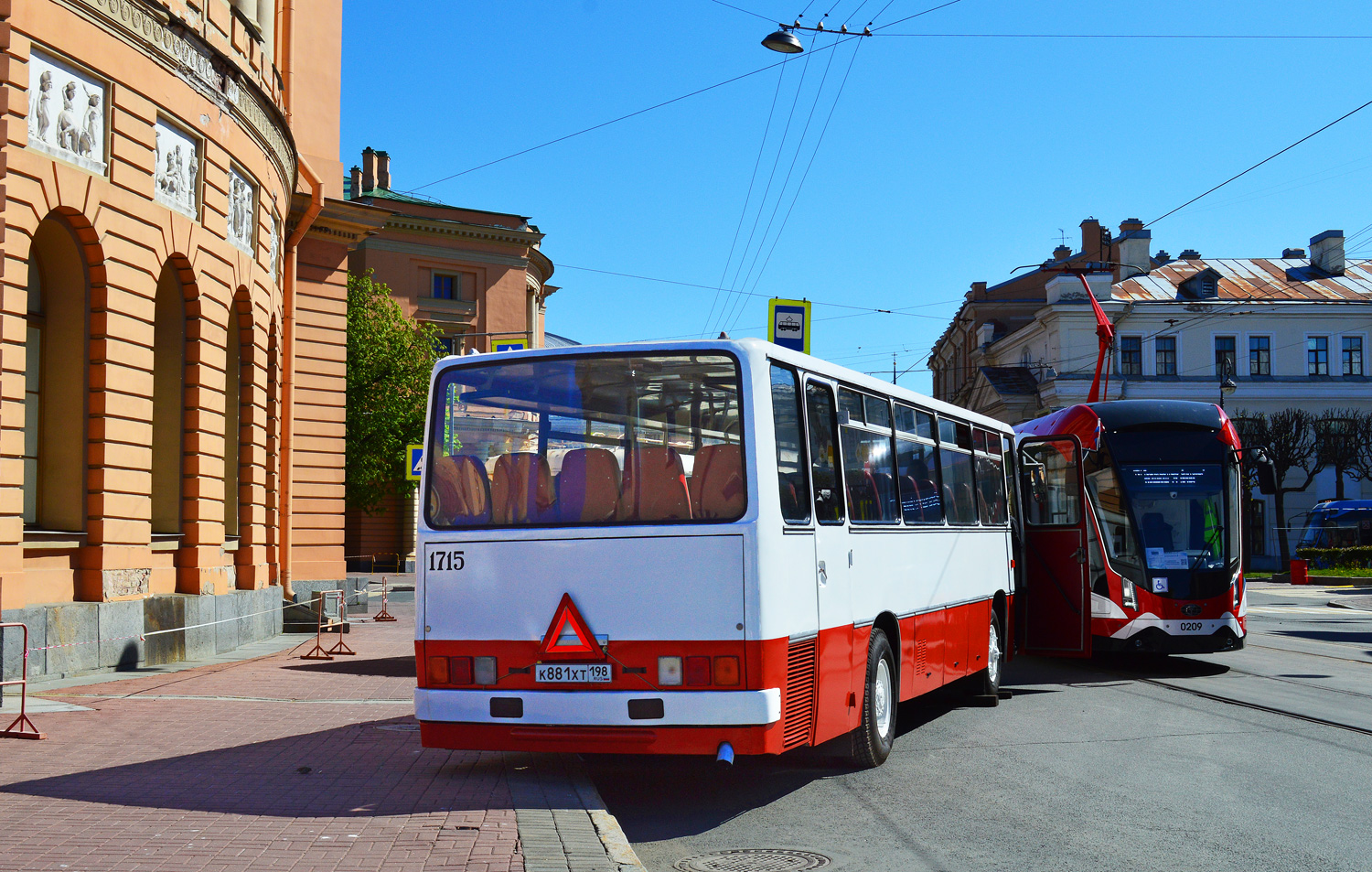 Санкт-Петербург, Ikarus 255.70 № 1715; Санкт-Петербург — III Международный транспортный фестиваль "SPbTransportFest-2022"