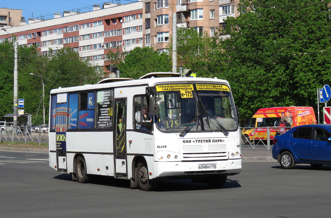 Санкт-Петербург, ПАЗ-320402-05 № В 348 НУ 178