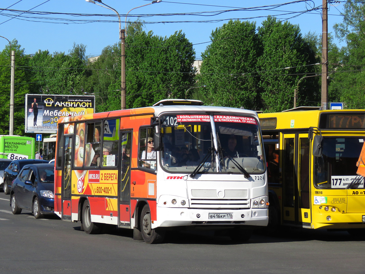 Санкт-Петербург, ПАЗ-320402-05 № n324