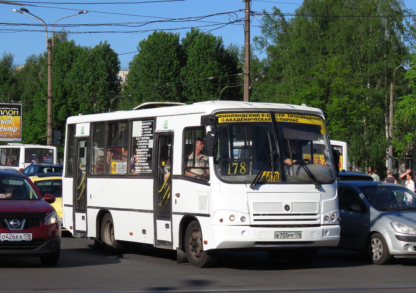 Санкт-Петербург, ПАЗ-320402-05 № В 755 РР 178