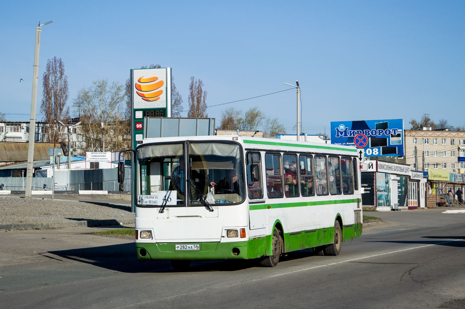 Penza region, LiAZ-5256.45 № Р 282 НА 58