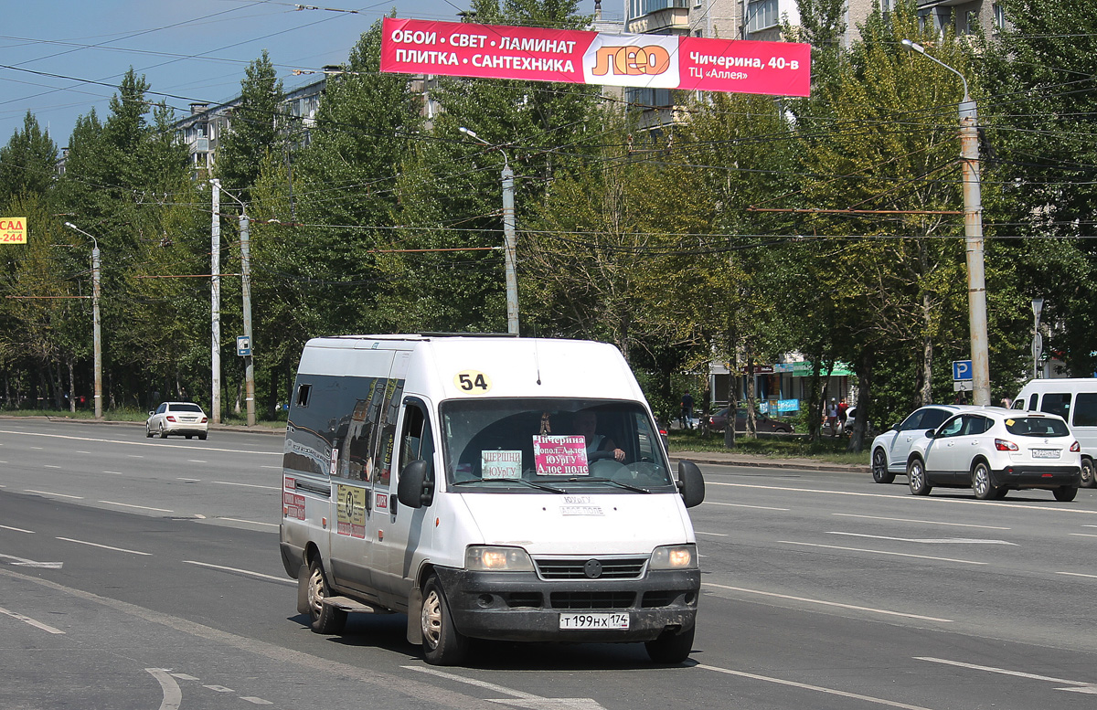 Челябинская область, FIAT Ducato 244 CSMMC-RLL, -RTL № Т 199 НХ 174