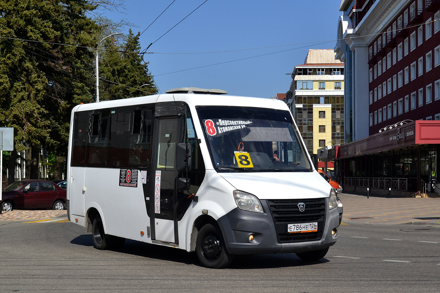 Ставропольский край, ГАЗ-A63R42 Next № Е 786 НЕ 126