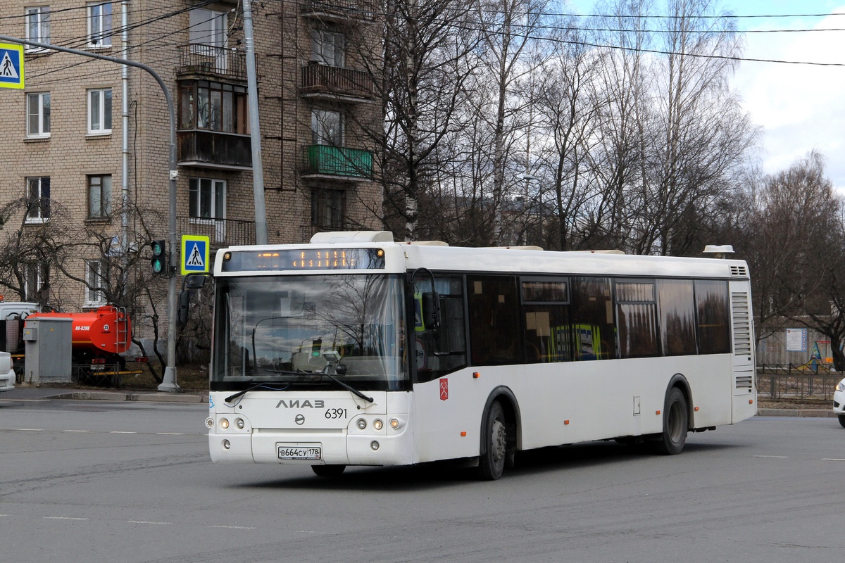 Санкт-Петербург, ЛиАЗ-5292.60 № 6391