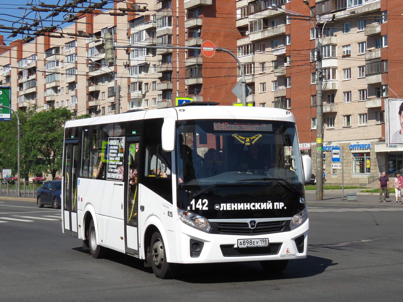 Санкт-Петербург, ПАЗ-320435-04 "Vector Next" № 825