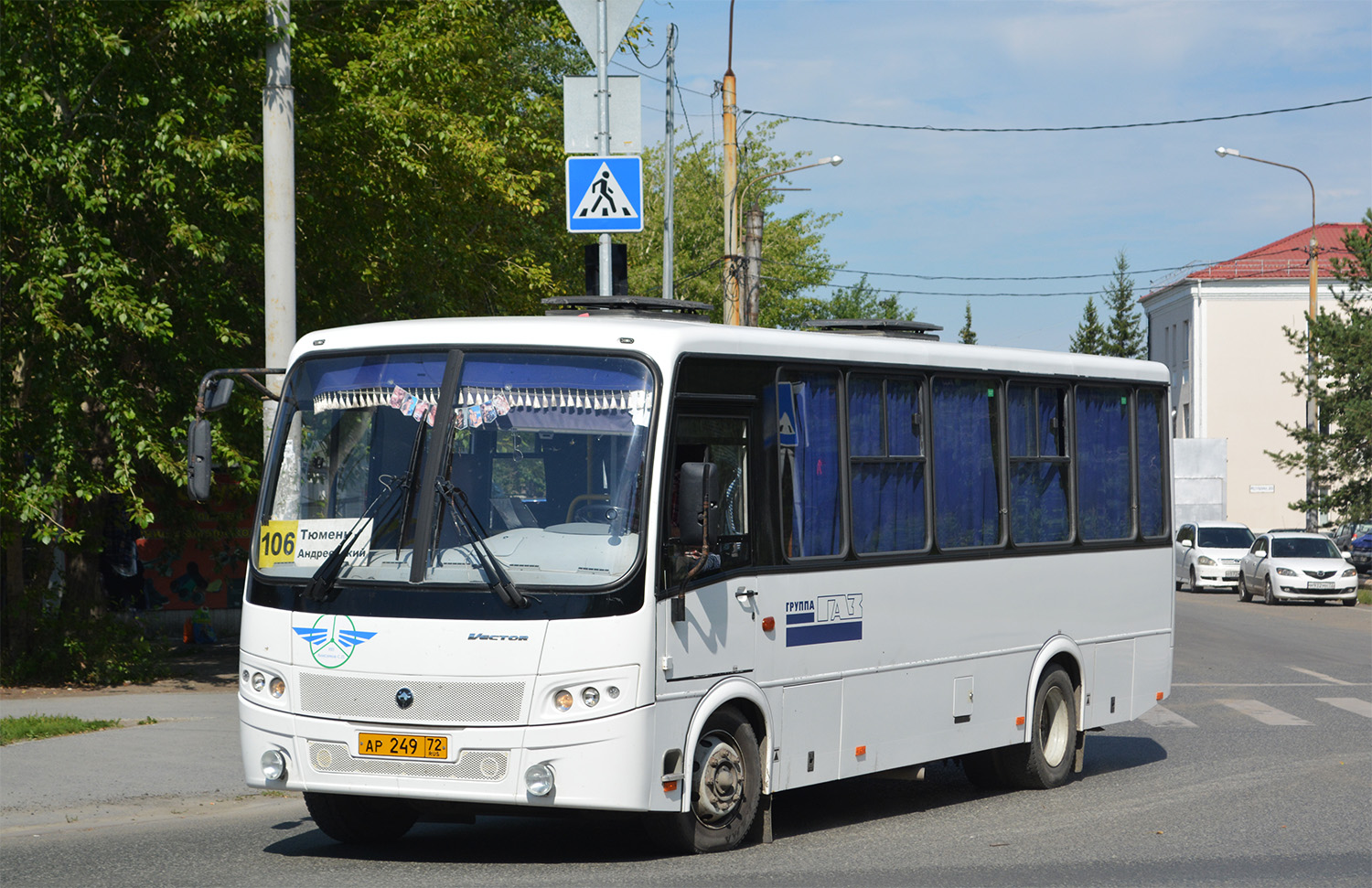 Тюменская область, ПАЗ-320412-05 "Вектор" № АР 249 72