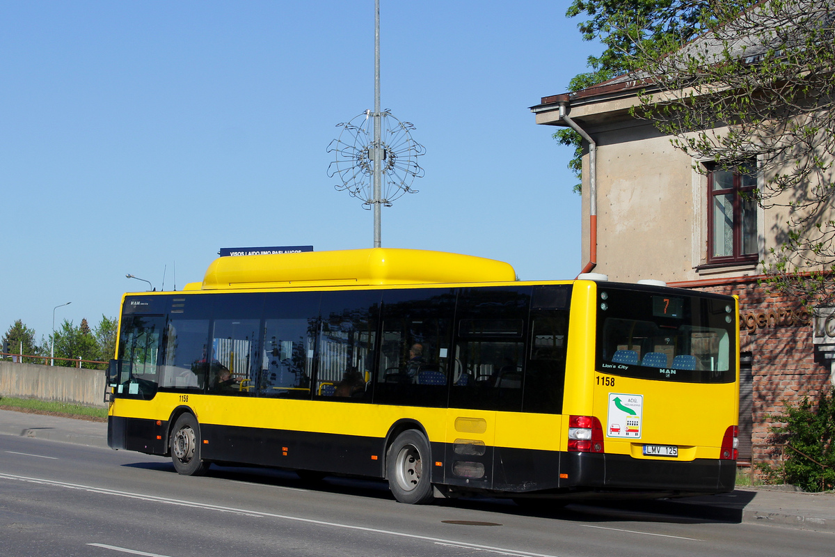 Литва, MAN A21 Lion's City NL243 CNG № 1158