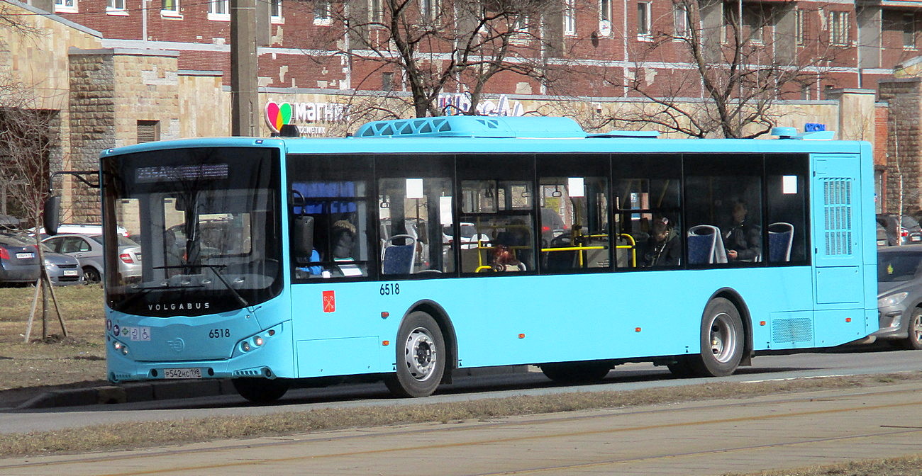 Санкт-Петербург, Volgabus-5270.G4 (LNG) № 6518