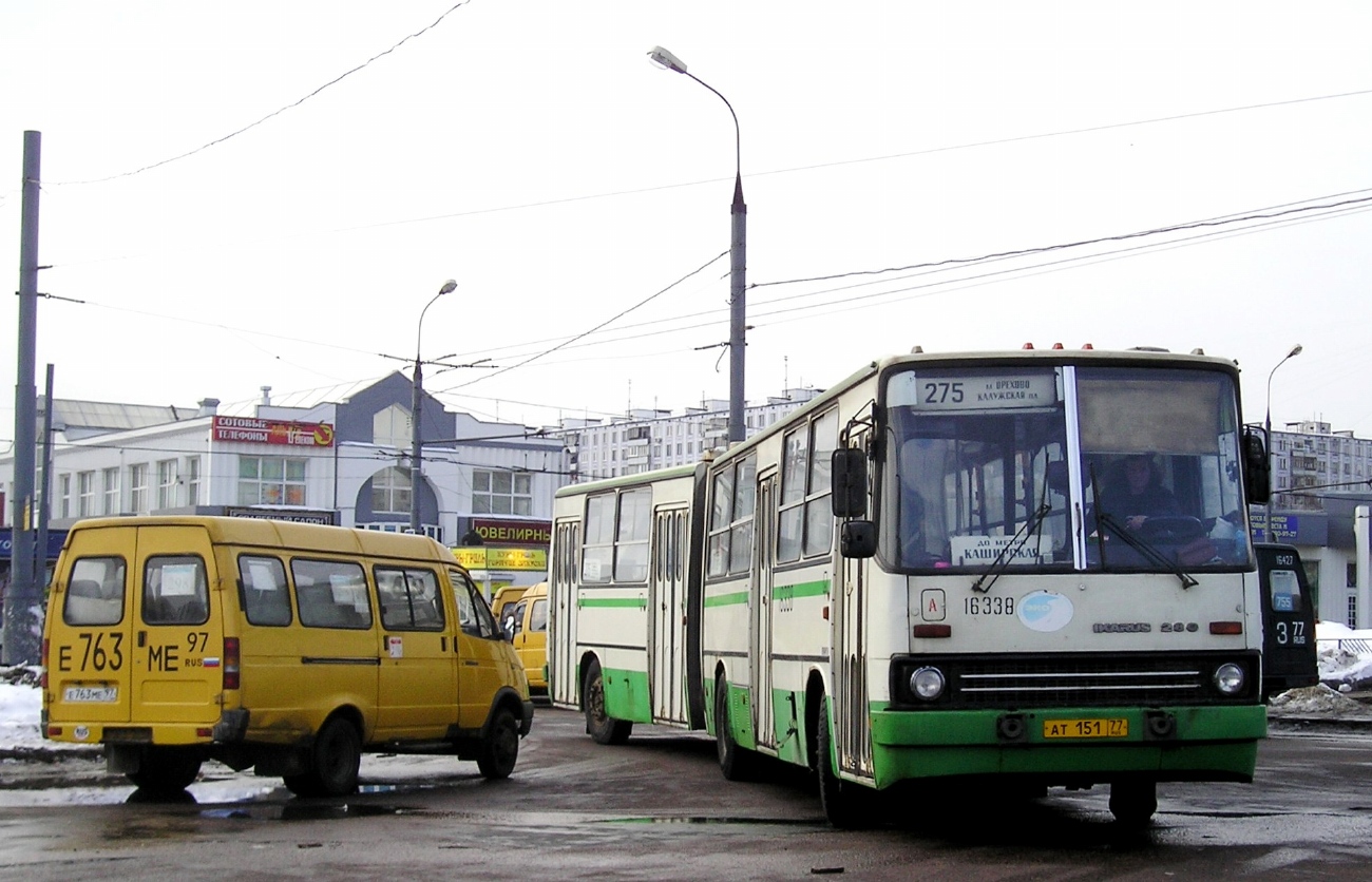 Москва, ГАЗ-3285 (X9X) № Е 763 МЕ 97; Москва, Ikarus 280.33M № 16338