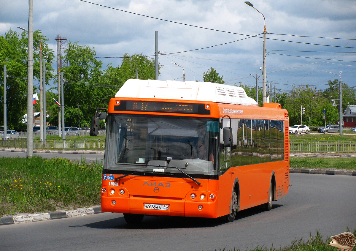 Нижегородская область, ЛиАЗ-5292.67 (CNG) № 22563