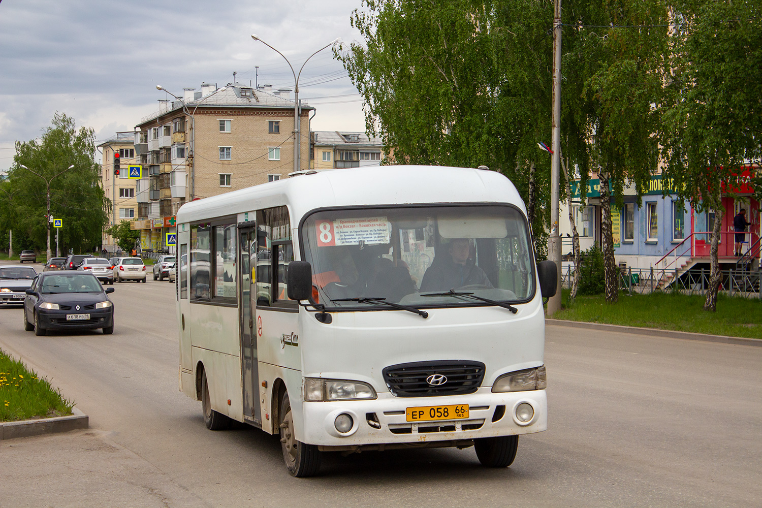 Свердловская область, Hyundai County LWB (ТагАЗ) № ЕР 058 66