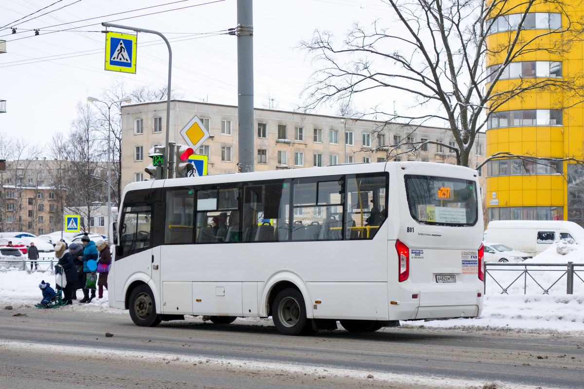 Санкт-Петербург, ПАЗ-320435-04 "Vector Next" № 801