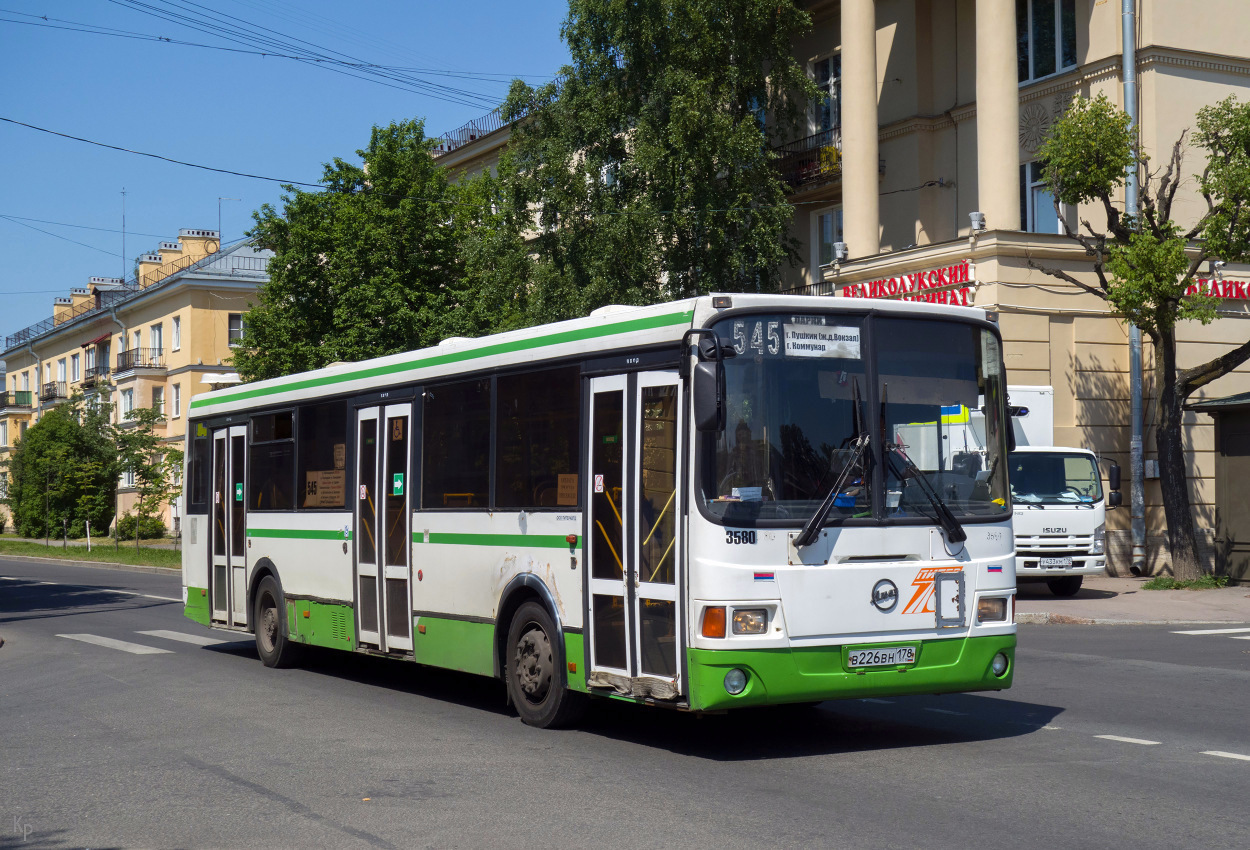 Санкт-Петербург, ЛиАЗ-5293.53 № 3580