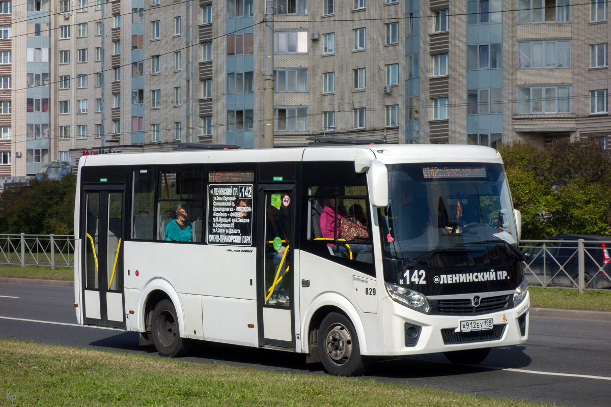 Санкт-Петербург, ПАЗ-320435-04 "Vector Next" № 829