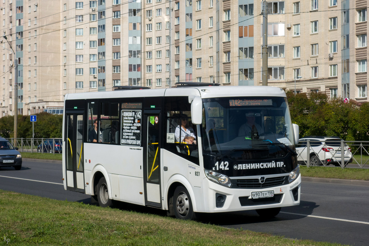 Санкт-Петербург, ПАЗ-320435-04 "Vector Next" № 827