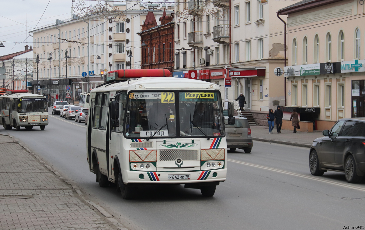 Томская область, ПАЗ-32054 № К 642 МК 70