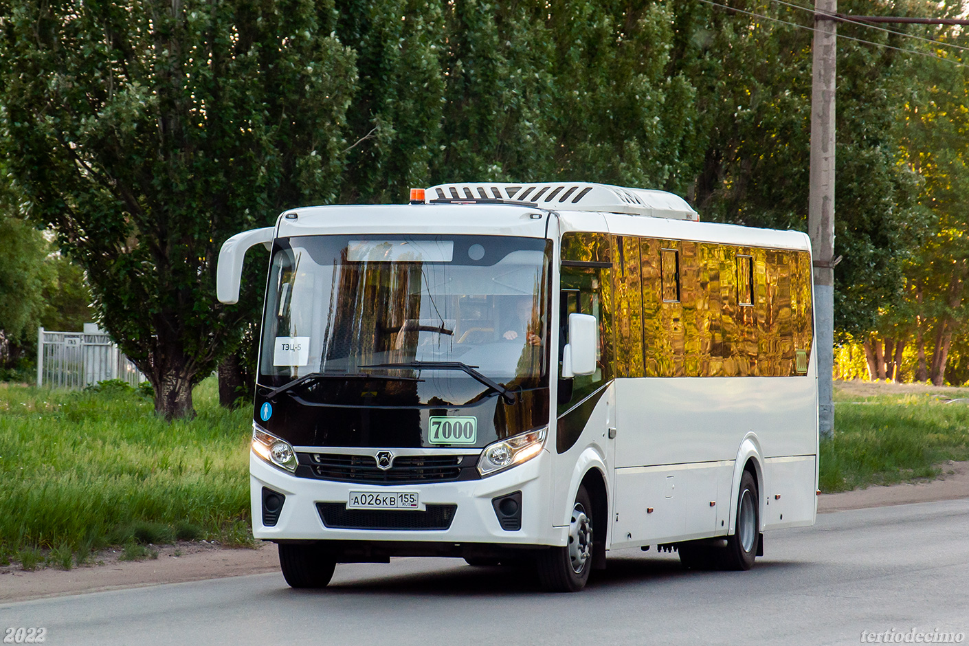 Омская область, ПАЗ-320455-04 "Vector Next" (межгород) № 7000