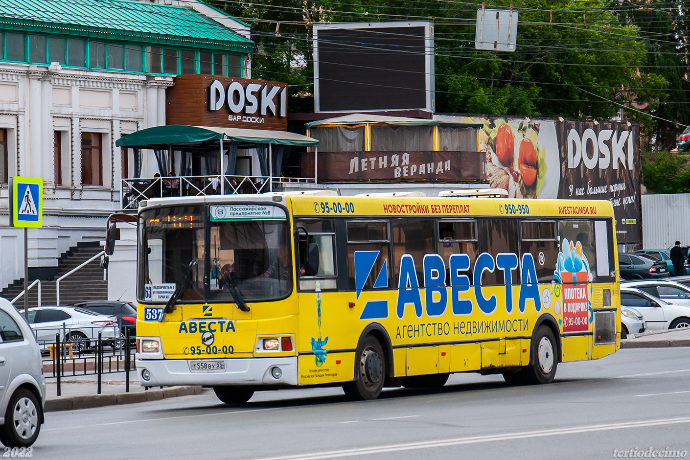 Omsk region, LiAZ-5256.53 № 537