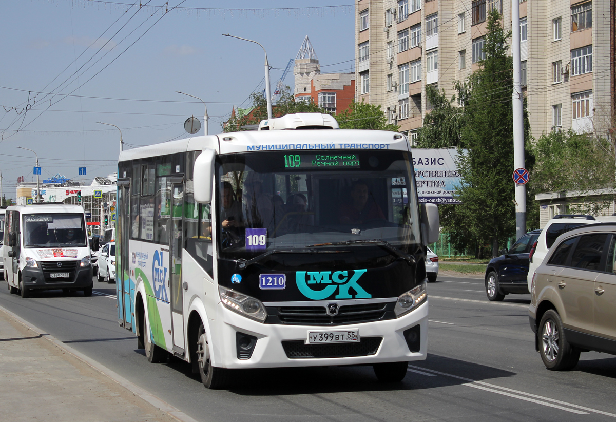 Omsk region, PAZ-320435-04 "Vector Next" № 1210