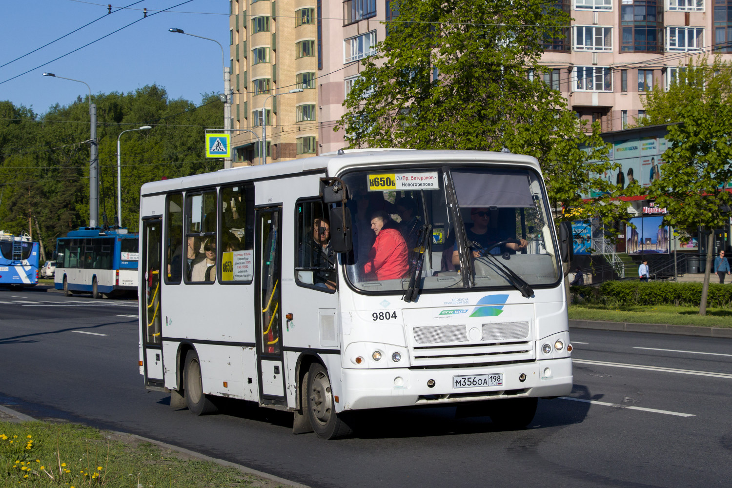 Санкт-Петербург, ПАЗ-320302-11 № 9804