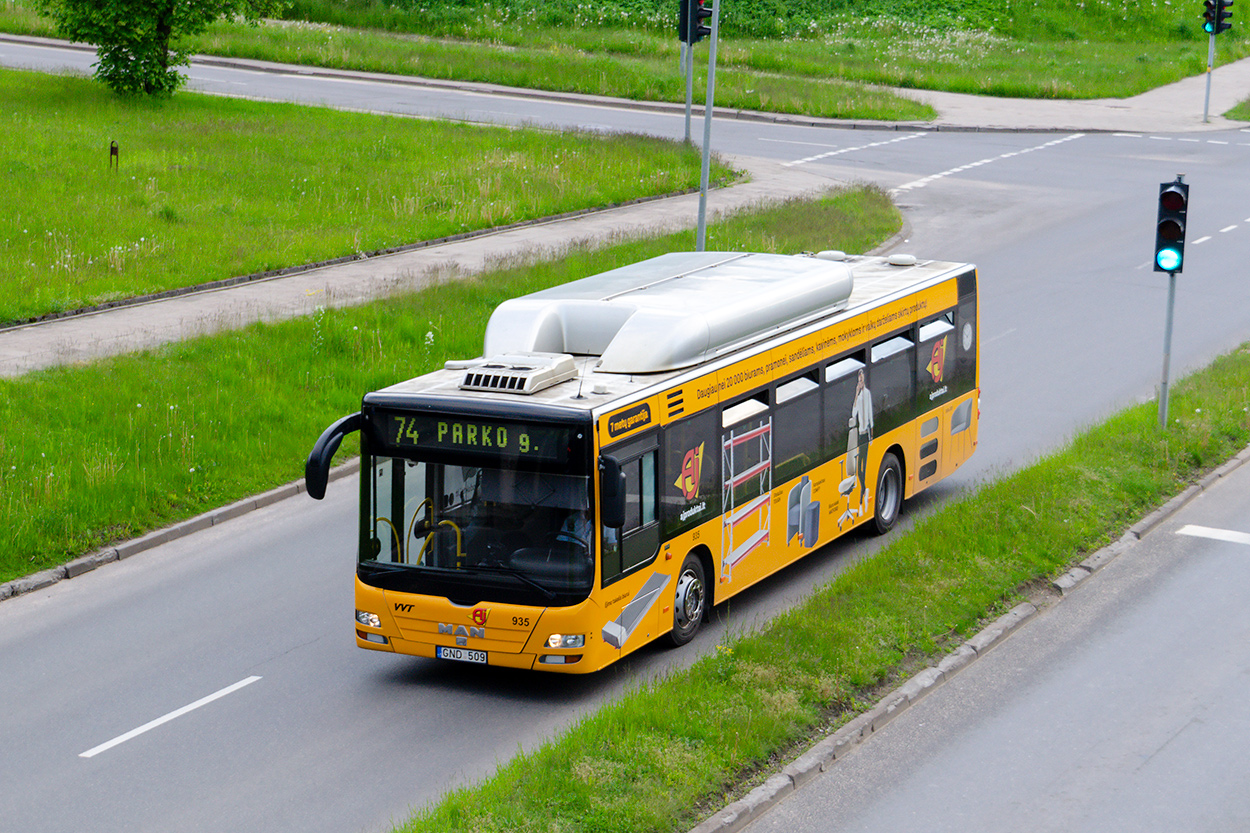 Литва, MAN A21 Lion's City NL273 CNG № 935