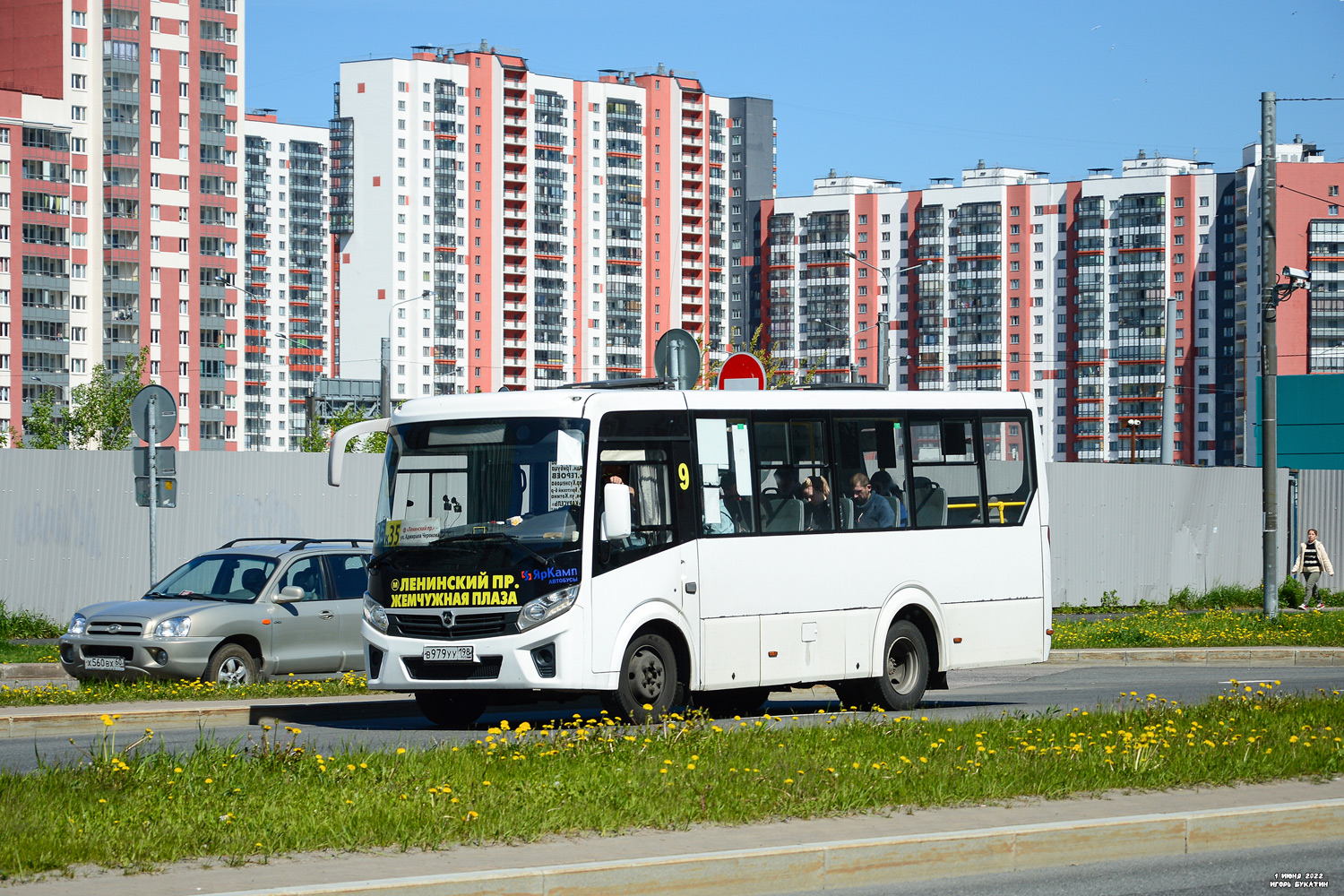 Санкт-Петербург, ПАЗ-320435-04 "Vector Next" № В 979 УУ 198