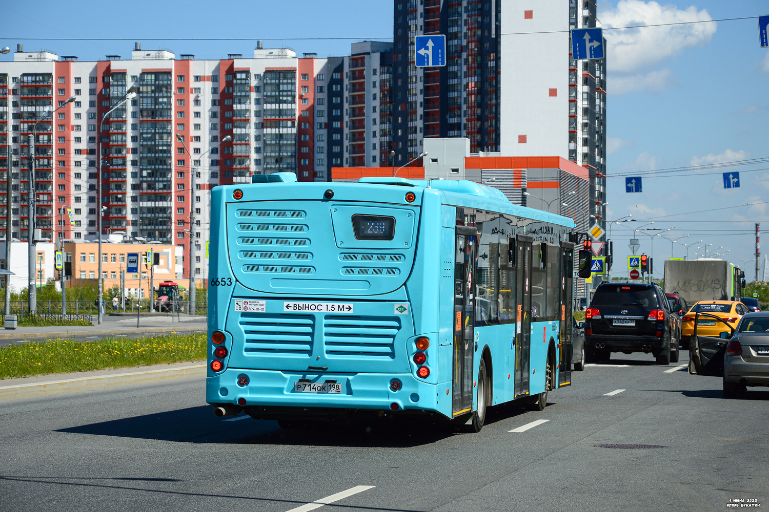 Санкт-Петербург, Volgabus-5270.G4 (LNG) № 6653