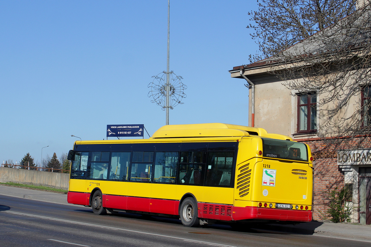 Литва, Irisbus Citelis 12M CNG № 1218