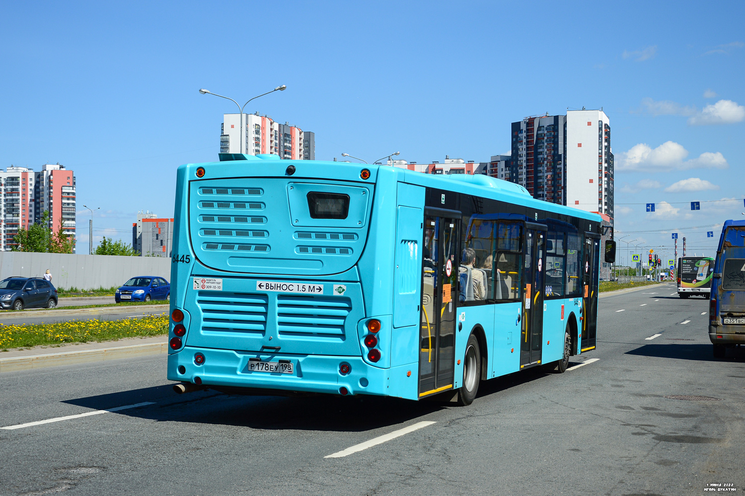 Санкт-Петербург, Volgabus-5270.G2 (LNG) № 6445