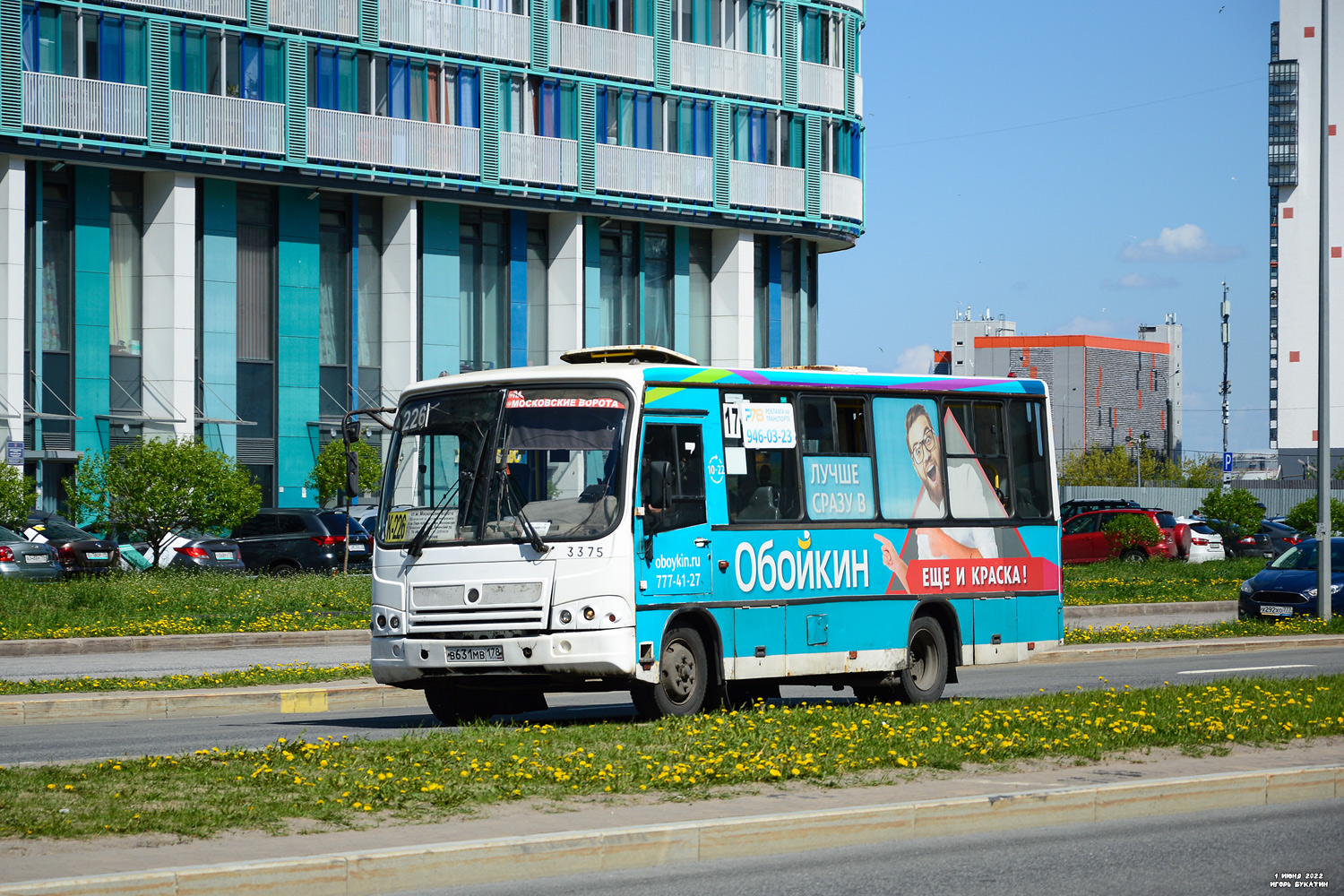 Санкт-Петербург, ПАЗ-320402-05 № n375